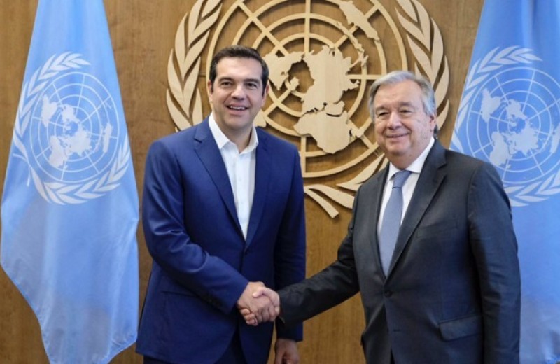 Συγχαρητήρια στην Ελλάδα  έδωσε ο ΓΓ του ΟΗΕ Αντόνιο Γκουτέρες