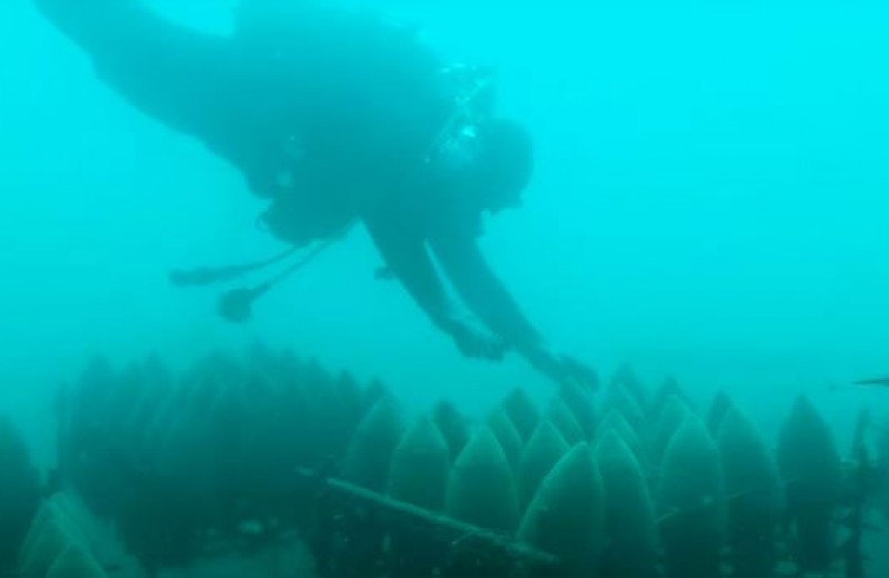 Κάβα βρίσκεται 20 μέτρα κάτω από την επιφάνεια της θάλασσας
